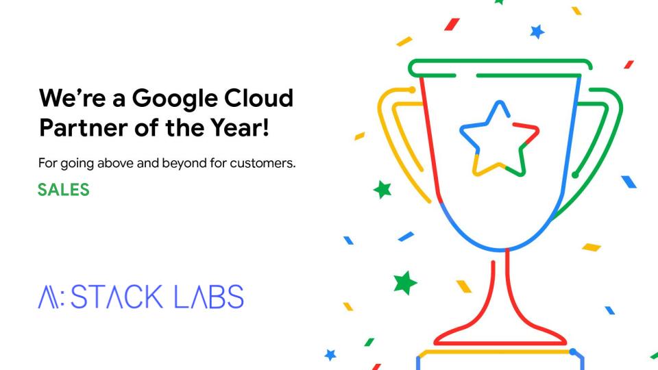 Stack Labs élu Google Cloud Sales Partner of the Year 2023